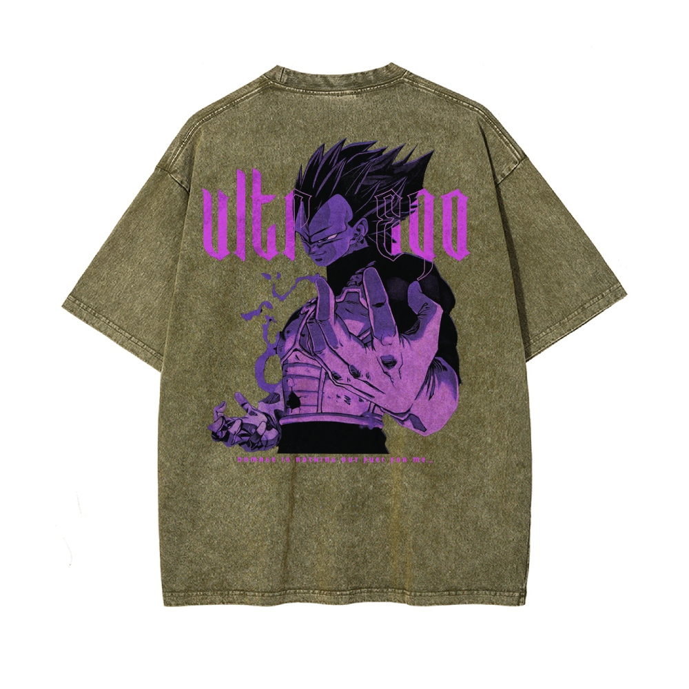 Vegeta Ultra Ego Vintage T-Shirt | Dragon Ball Super