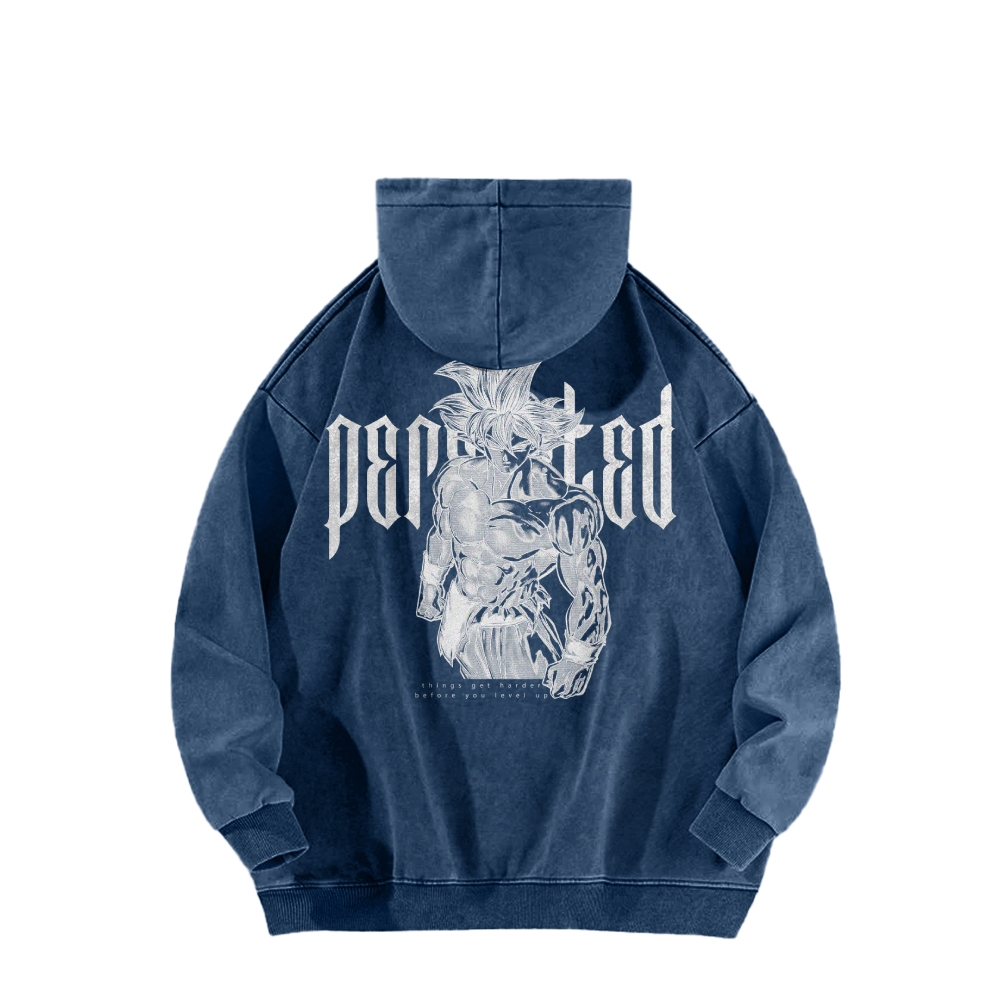 Goku Perfected Vintage Hoodie | Dragon Ball Super