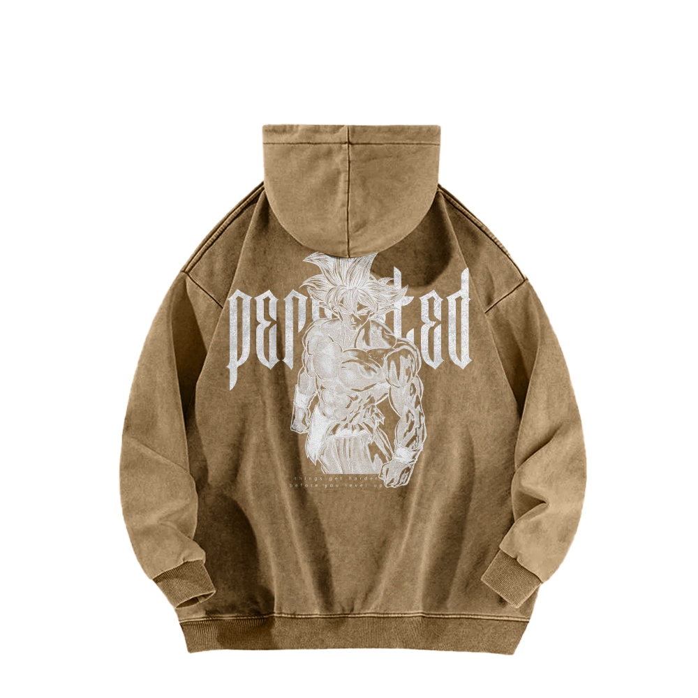 Goku Perfected Vintage Hoodie | Dragon Ball Super