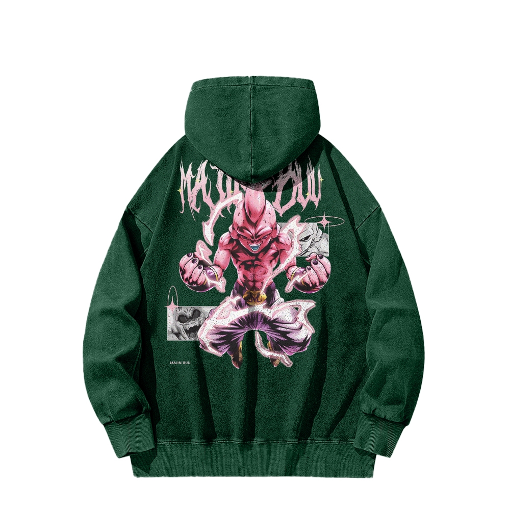 Kid Buu Vintage Hoodie | Dragon Ball Super