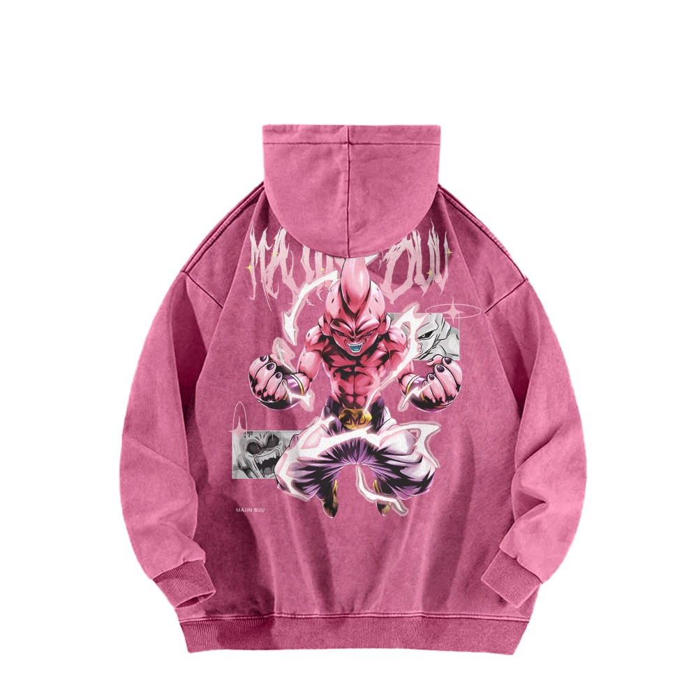 Kid Buu Vintage Hoodie | Dragon Ball Super