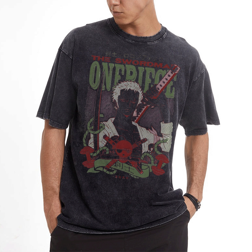 Zoro Vintage Oversized T-Shirt | One Piece
