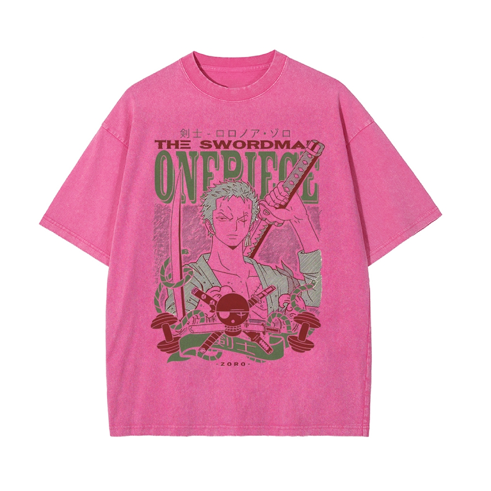 Zoro Vintage Oversized T-Shirt | One Piece