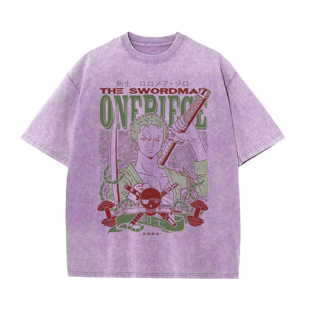Zoro Vintage Oversized T-Shirt | One Piece