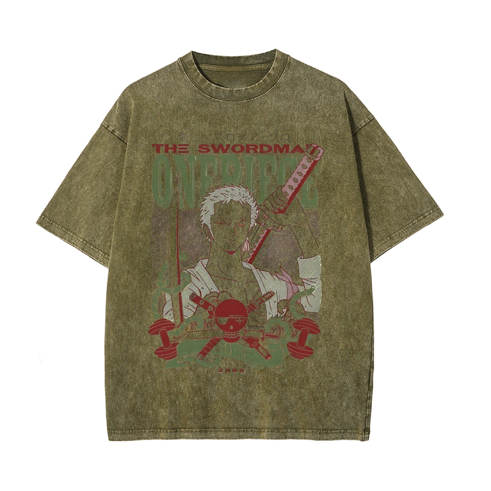 Zoro Vintage Oversized T-Shirt | One Piece