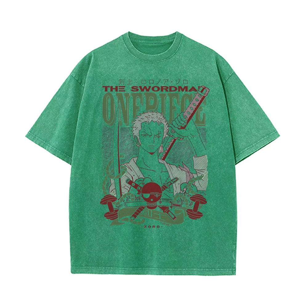 Zoro Vintage Oversized T-Shirt | One Piece