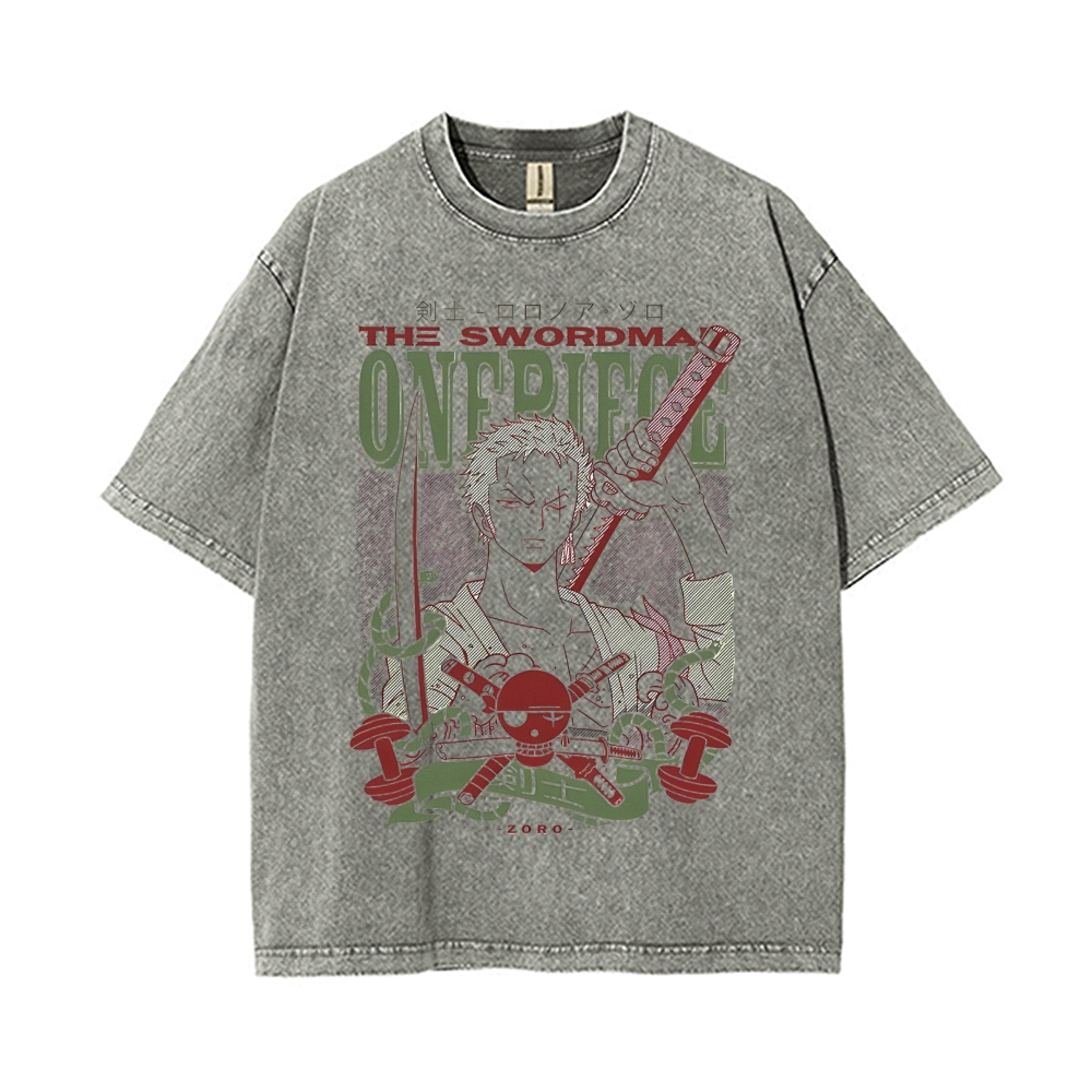 Zoro Vintage Oversized T-Shirt | One Piece