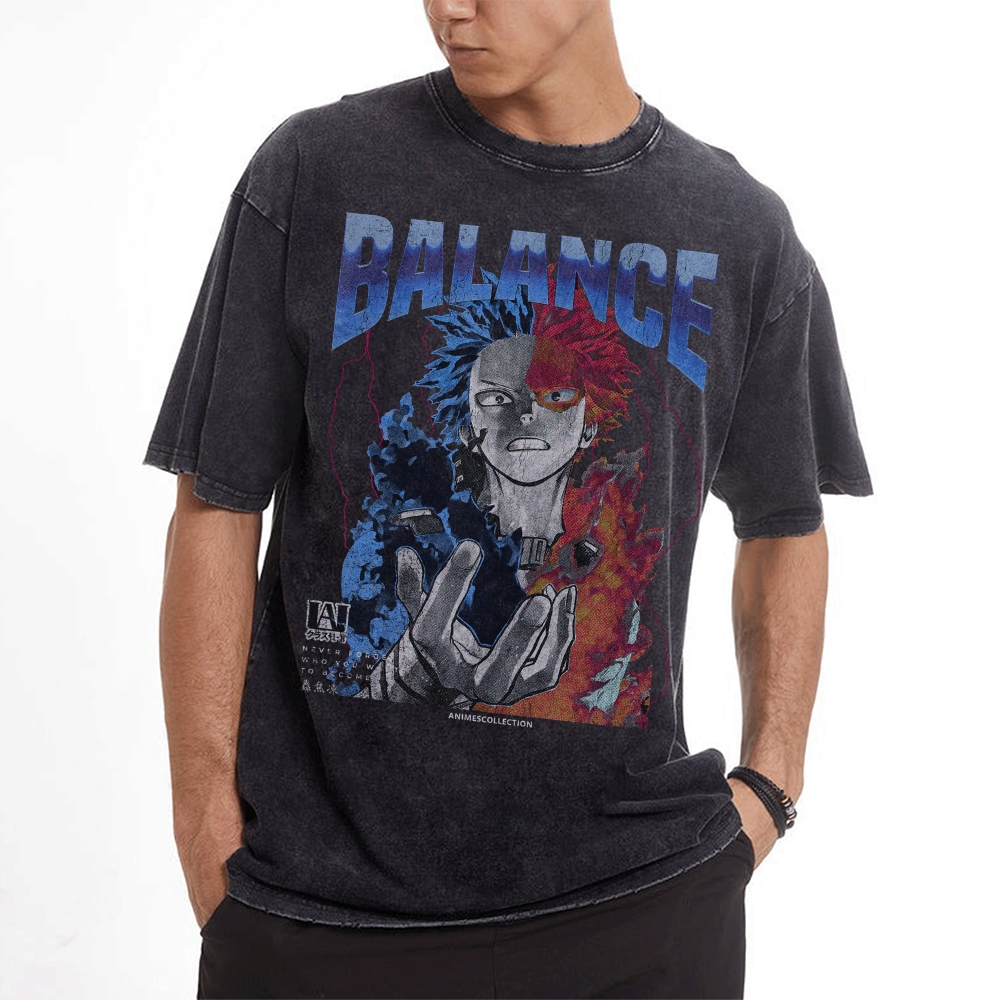 Todoroki Vintage T-Shirt | My Hero Academia