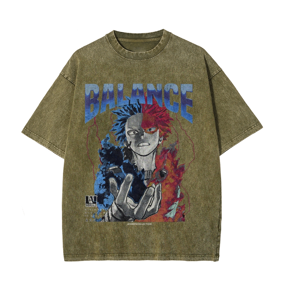 Todoroki Vintage T-Shirt | My Hero Academia