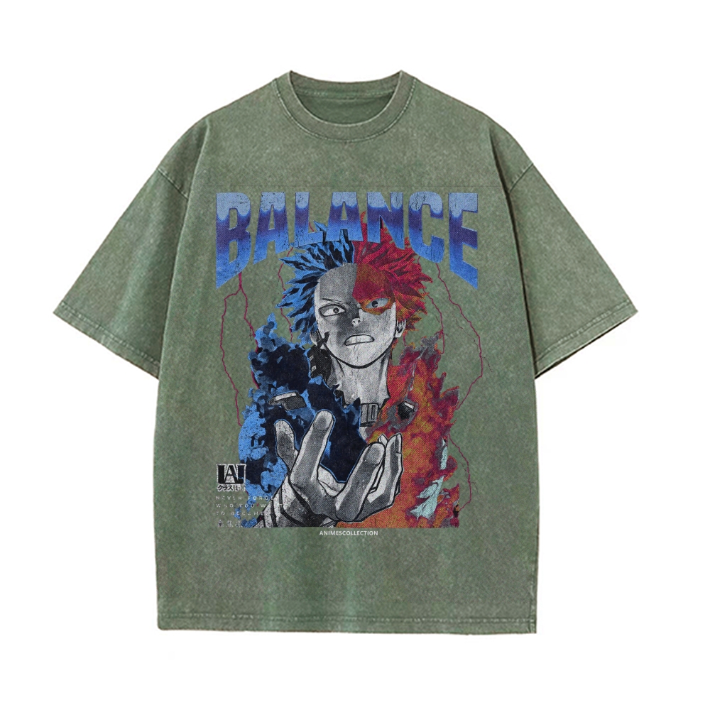 Todoroki Vintage T-Shirt | My Hero Academia
