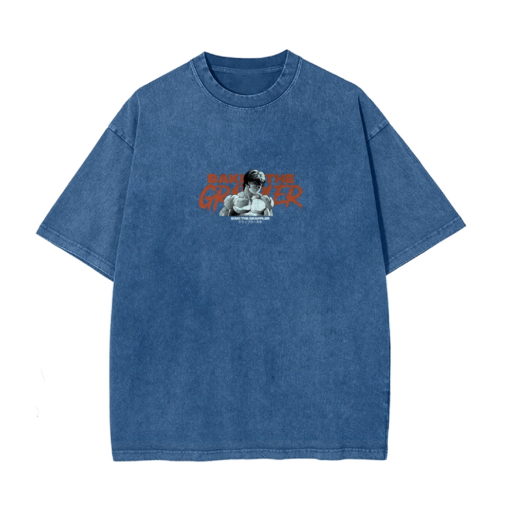 Baki Hanma Baki Vintage Oversized T-Shirt | The Grappler