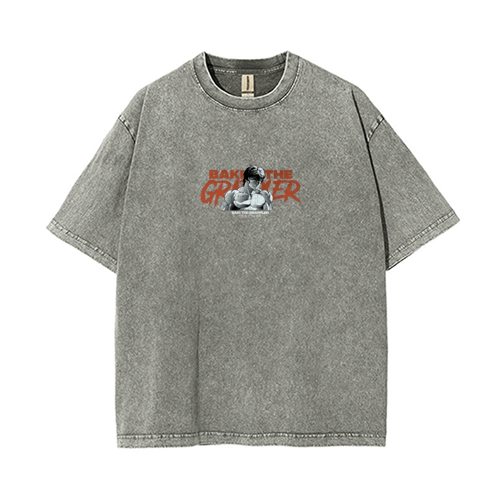 Baki Hanma Baki Vintage Oversized T-Shirt | The Grappler
