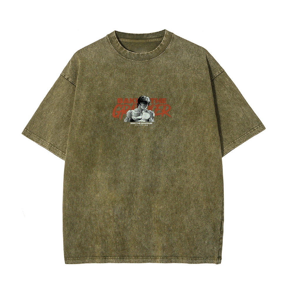 Baki Hanma Baki Vintage Oversized T-Shirt | The Grappler