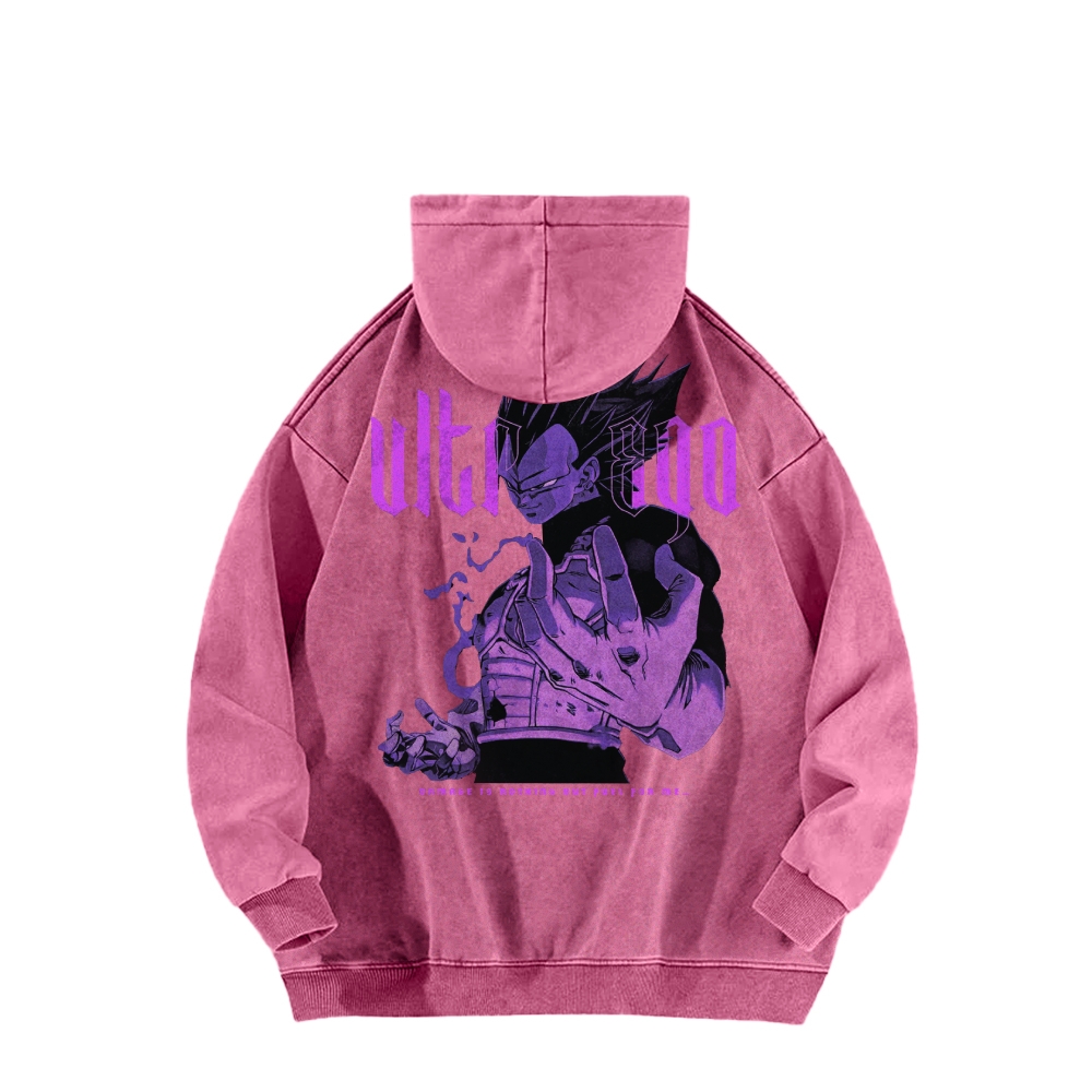 Vegeta Ultra Ego Vintage Hoodie | Dragon Ball Super