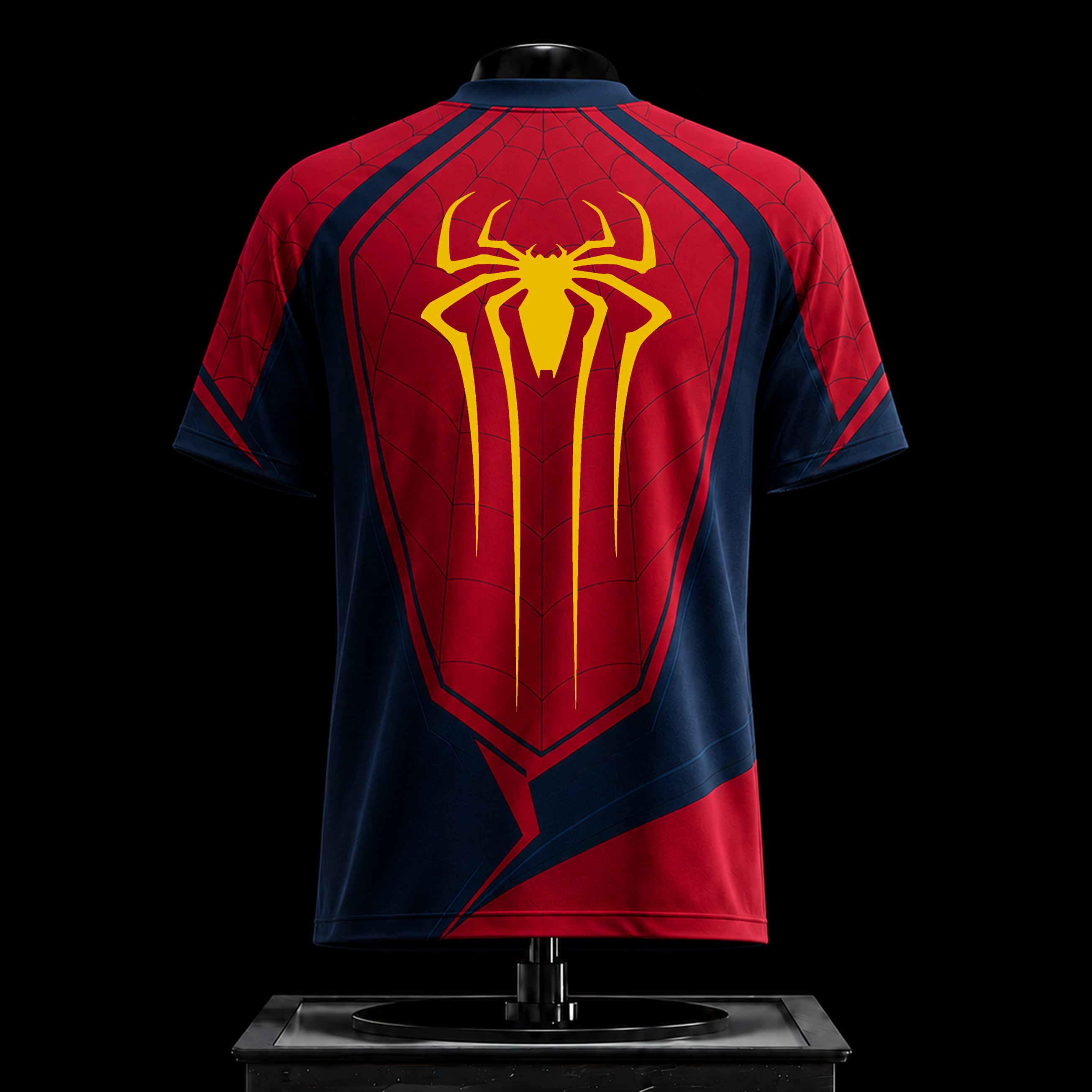 Spider-ManXBarcelona Crew Neck Football Jersey