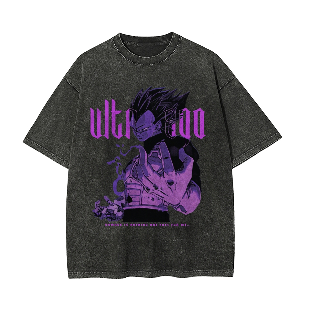 Vegeta Ultra Ego Vintage T-Shirt | Dragon Ball Super