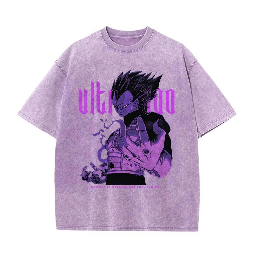 Vegeta Ultra Ego Vintage T-Shirt | Dragon Ball Super