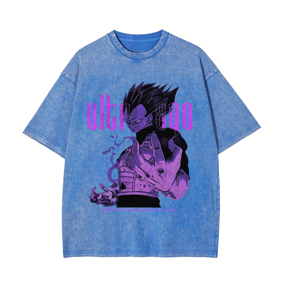 Vegeta Ultra Ego Vintage T-Shirt | Dragon Ball Super