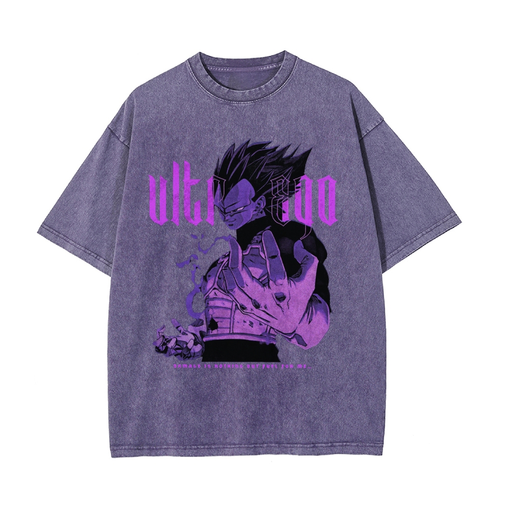 Vegeta Ultra Ego Vintage T-Shirt | Dragon Ball Super