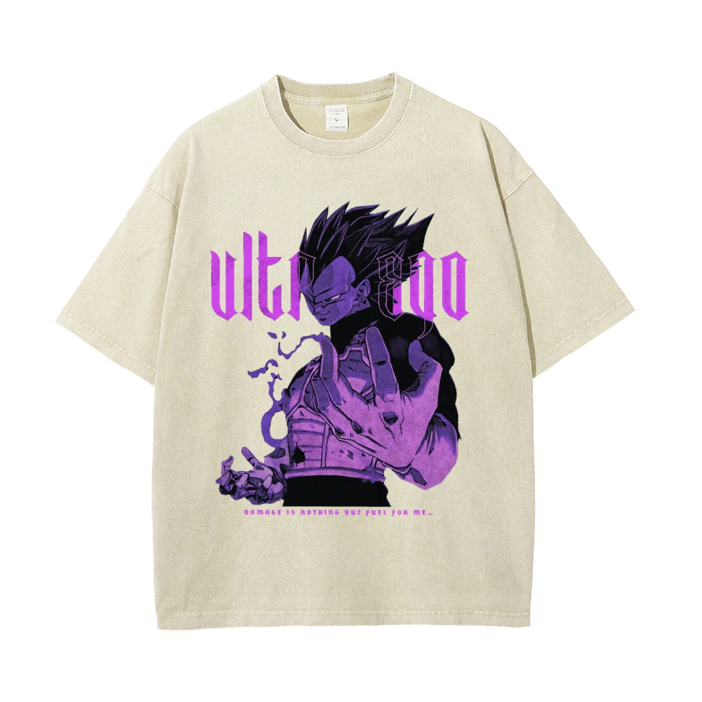 Vegeta Ultra Ego Vintage T-Shirt | Dragon Ball Super