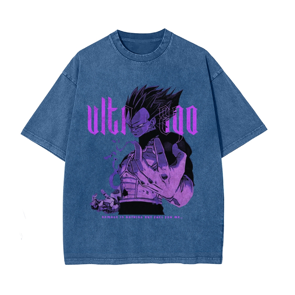 Vegeta Ultra Ego Vintage T-Shirt | Dragon Ball Super