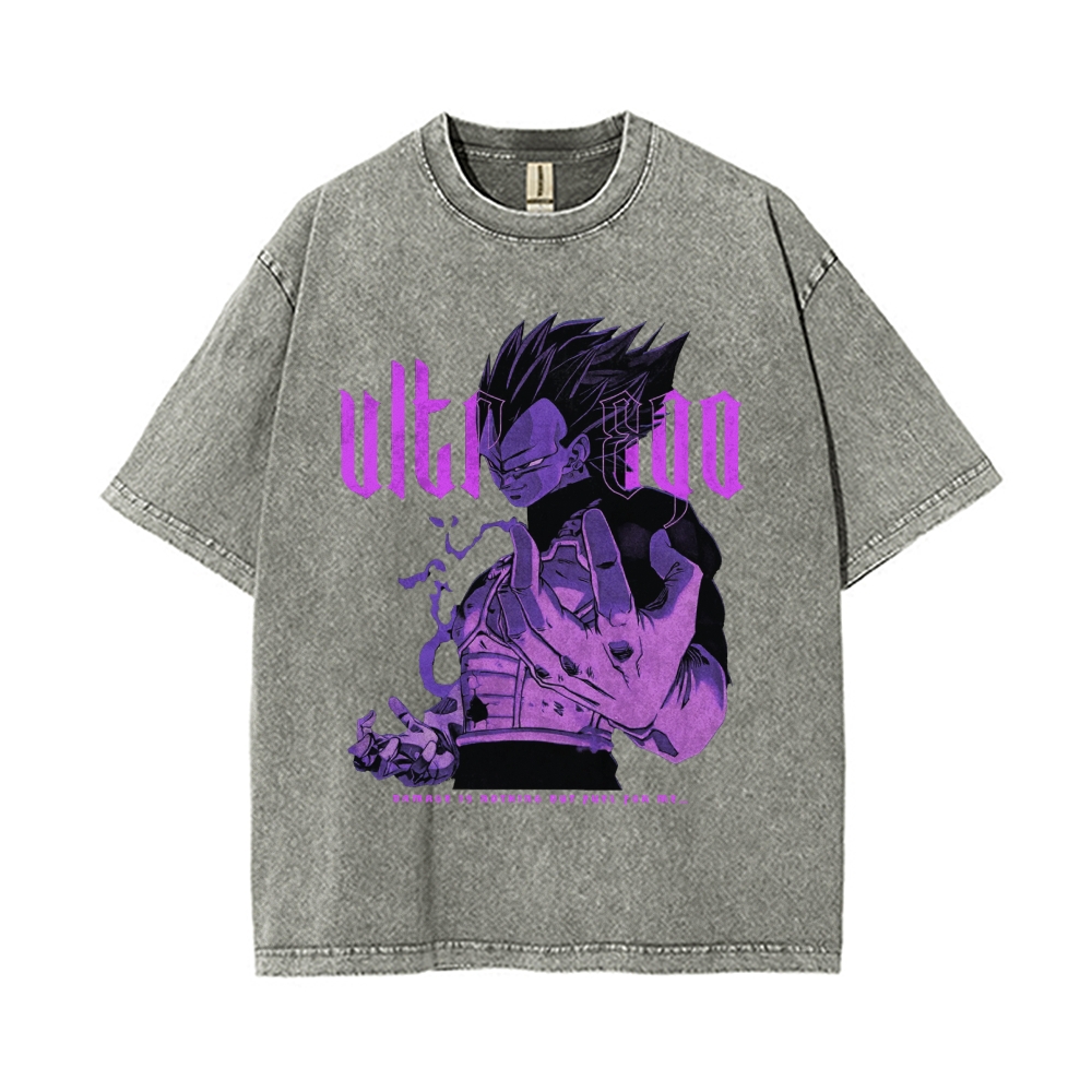 Vegeta Ultra Ego Vintage T-Shirt | Dragon Ball Super