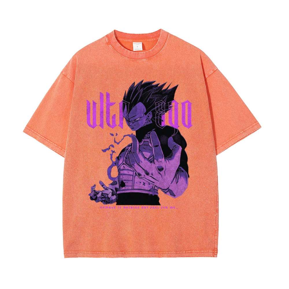 Vegeta Ultra Ego Vintage T-Shirt | Dragon Ball Super