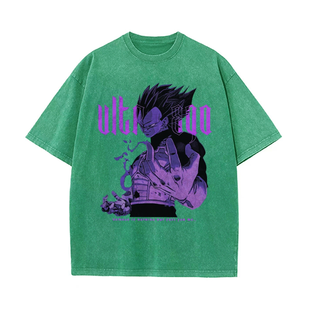 Vegeta Ultra Ego Vintage T-Shirt | Dragon Ball Super