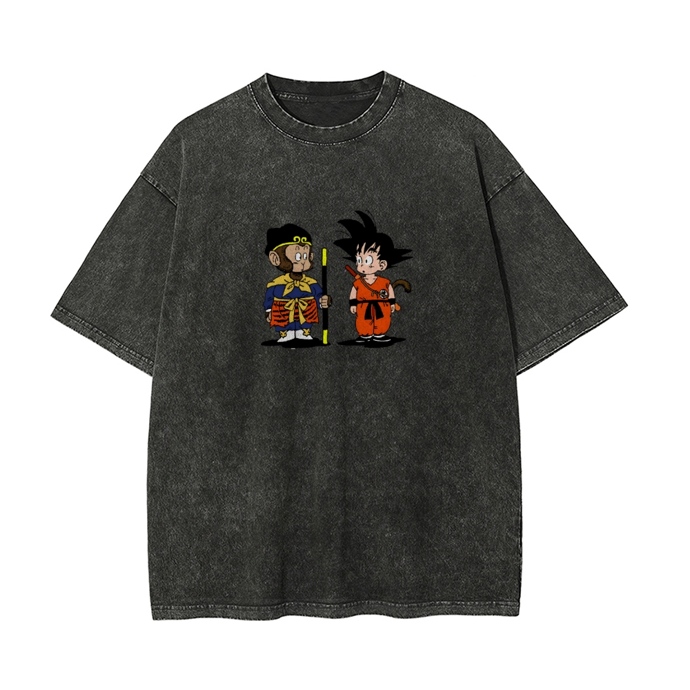 Q EDITION KID GOKU Vintage T-Shirt | DRAGON BALL SUPER