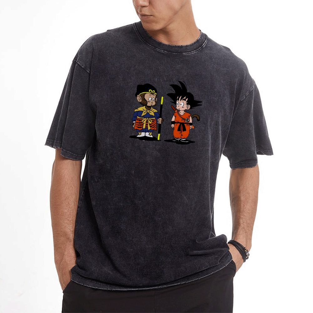 Q EDITION KID GOKU Vintage T-Shirt | DRAGON BALL SUPER