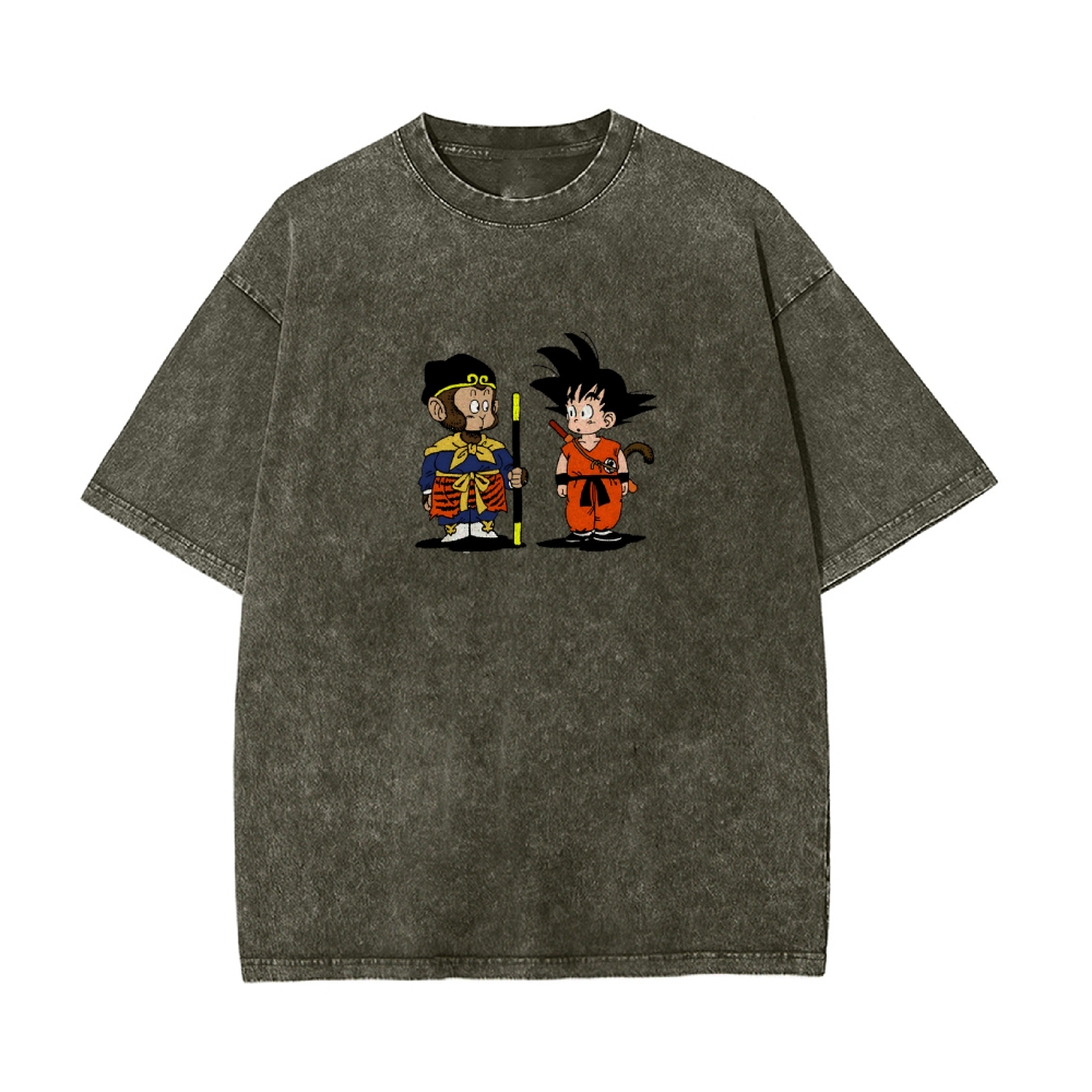 Q EDITION KID GOKU Vintage T-Shirt | DRAGON BALL SUPER