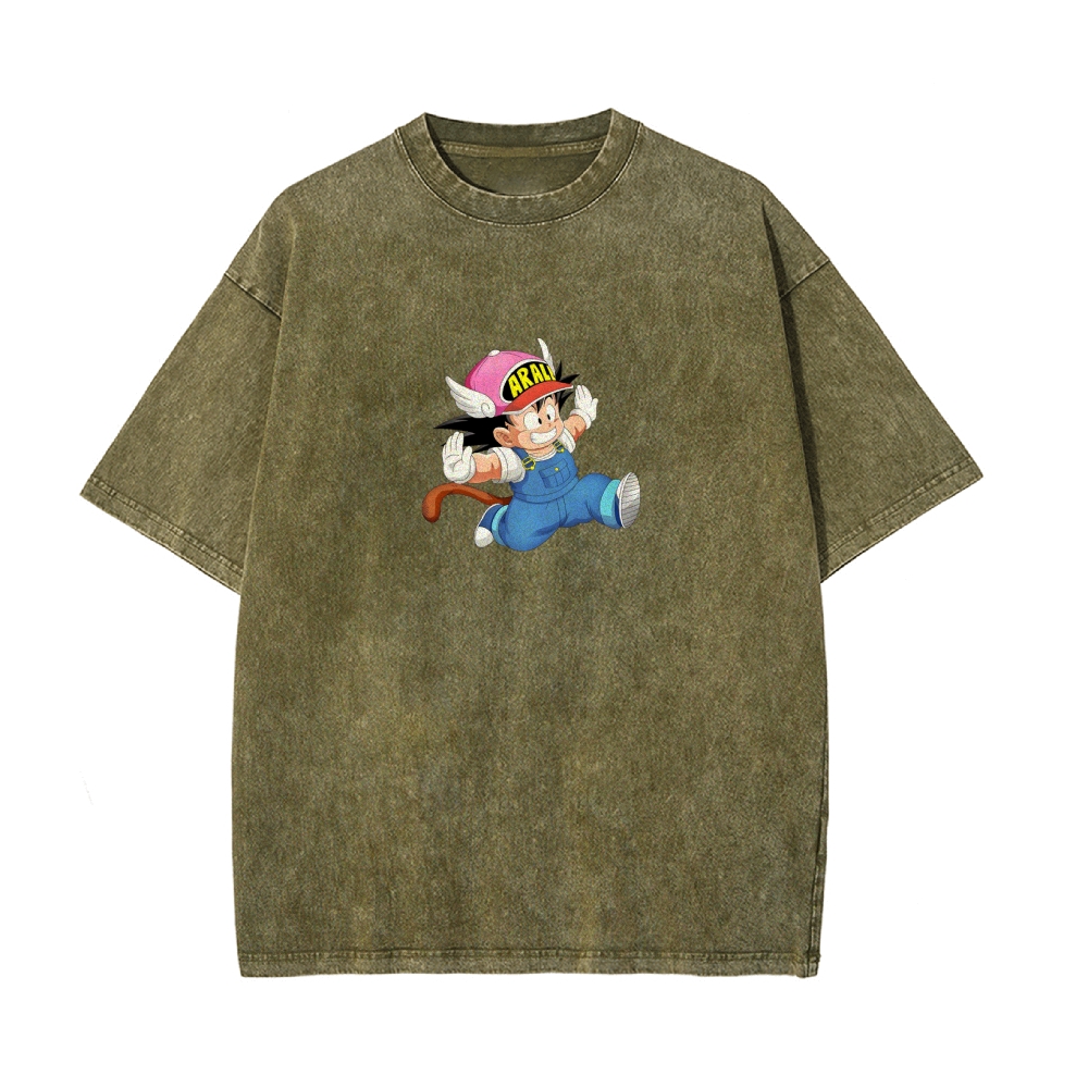 Q EDITION KID GOKU Vintage T-Shirt | DRAGON BALL SUPER