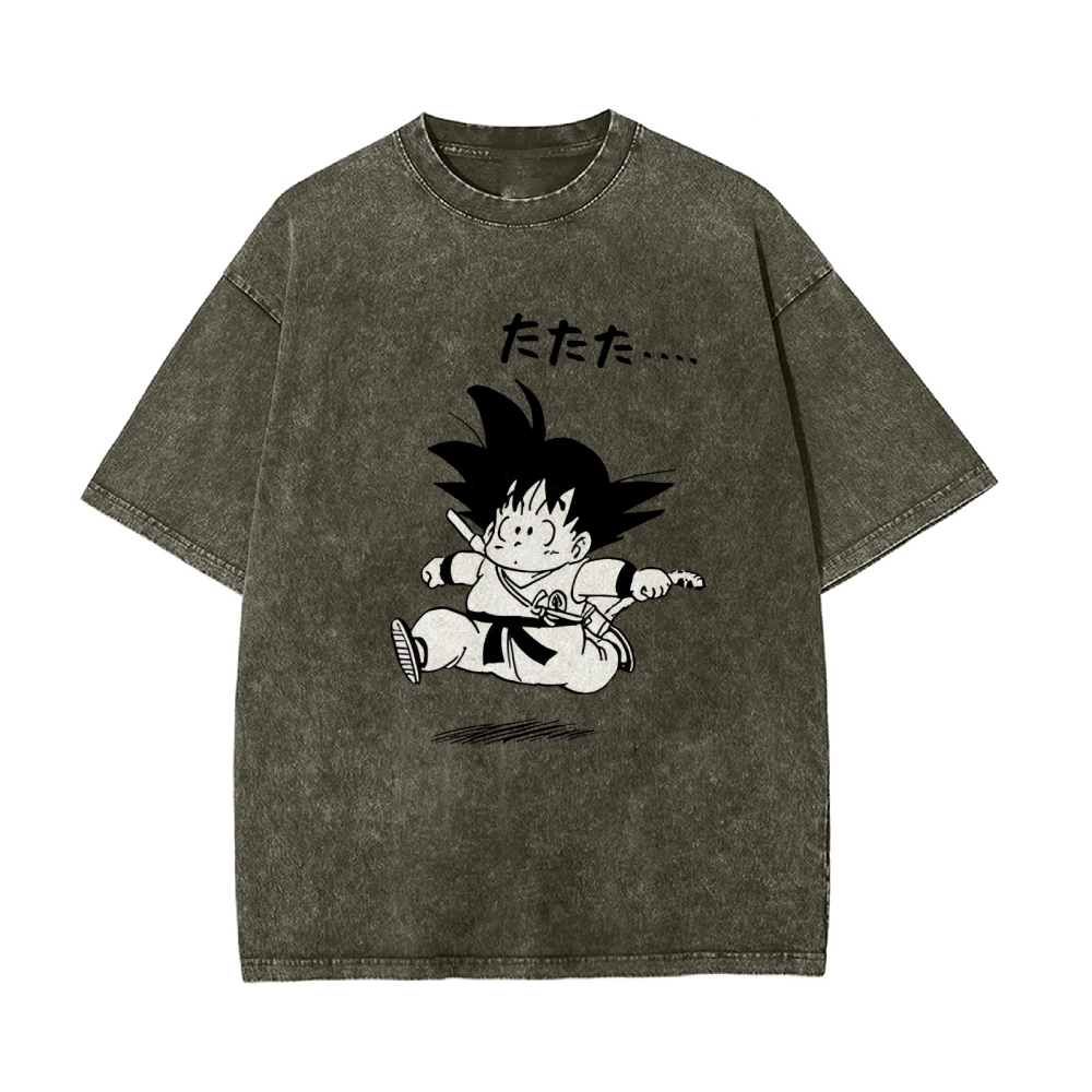 Q EDITION  GOKU Vintage T-Shirt | DRAGON BALL SUPER