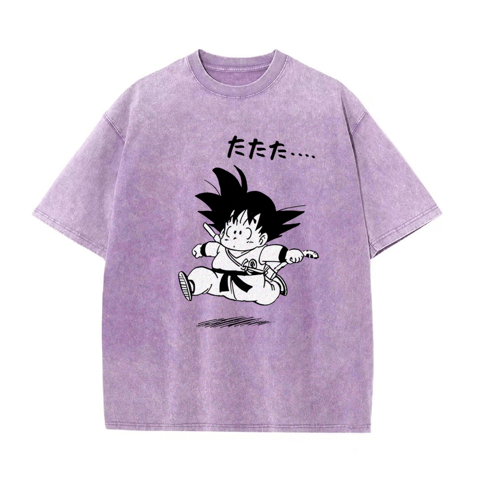 Q EDITION  GOKU Vintage T-Shirt | DRAGON BALL SUPER