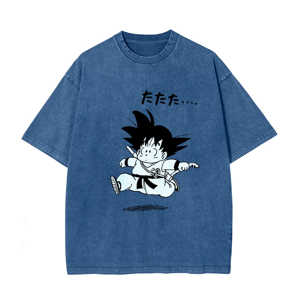 Q EDITION  GOKU Vintage T-Shirt | DRAGON BALL SUPER