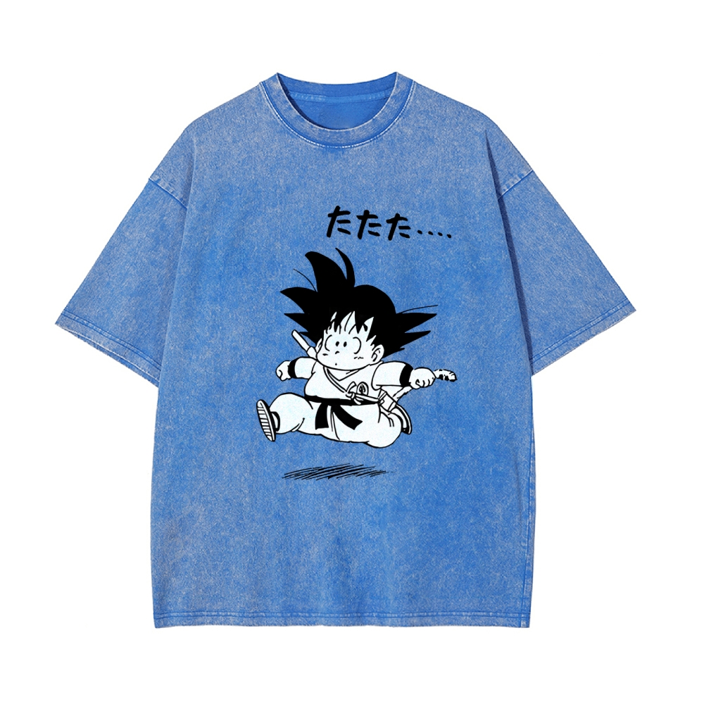 Q EDITION  GOKU Vintage T-Shirt | DRAGON BALL SUPER