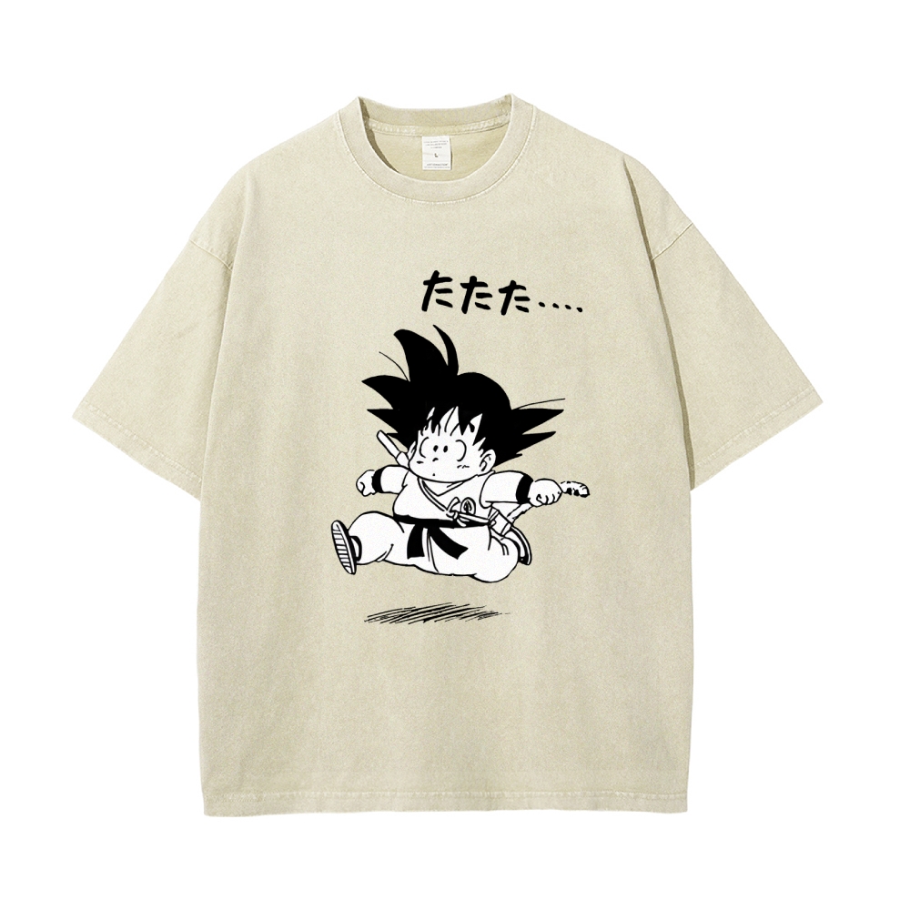 Q EDITION  GOKU Vintage T-Shirt | DRAGON BALL SUPER