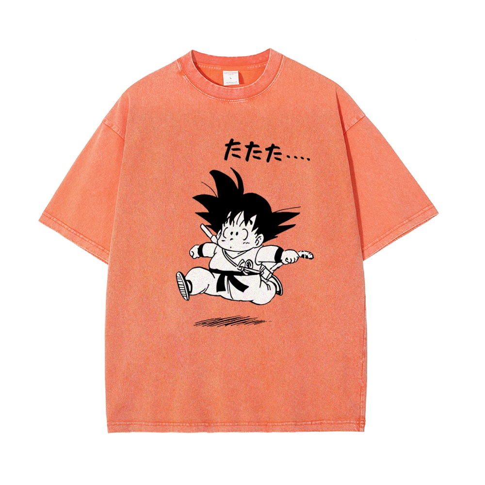 Q EDITION  GOKU Vintage T-Shirt | DRAGON BALL SUPER