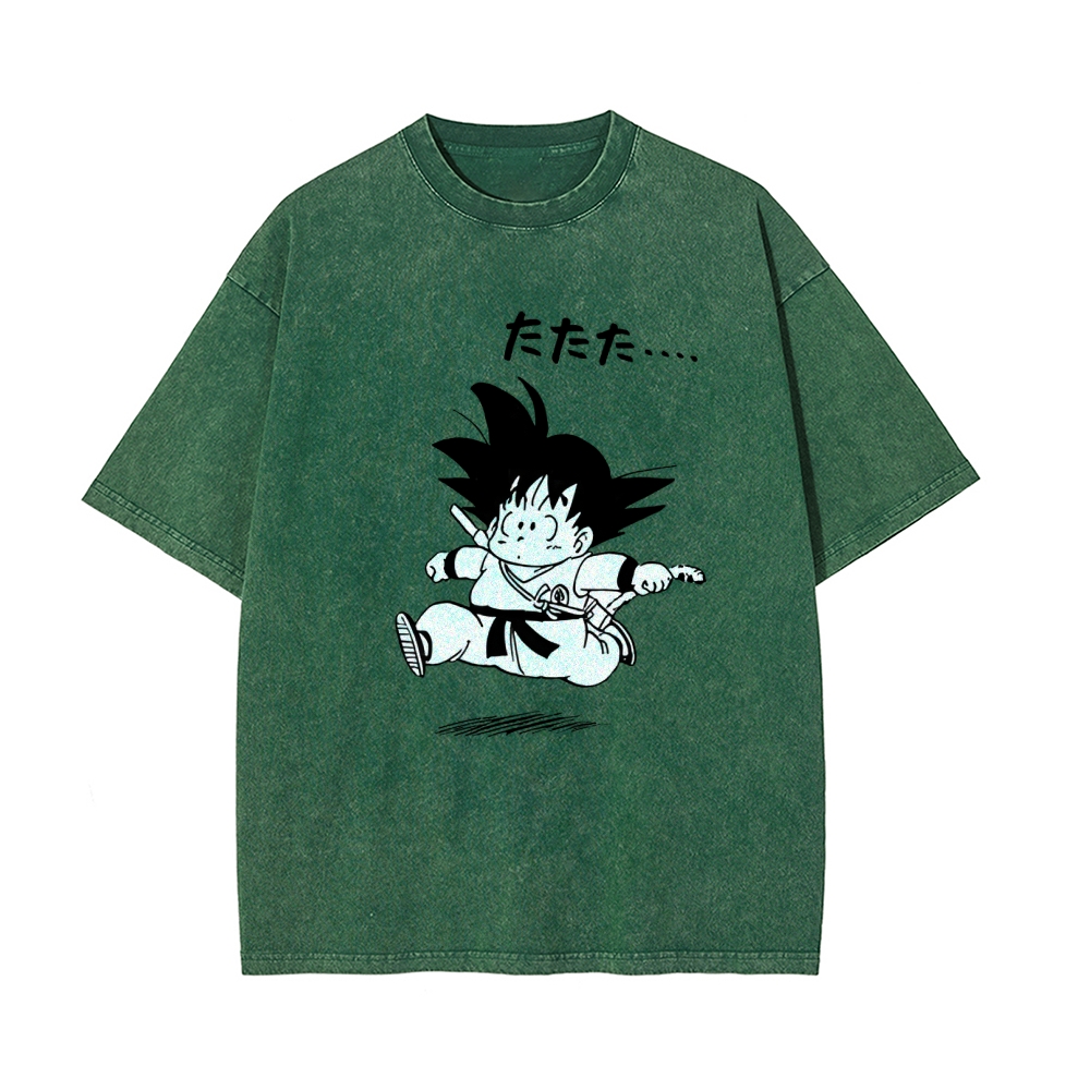 Q EDITION  GOKU Vintage T-Shirt | DRAGON BALL SUPER