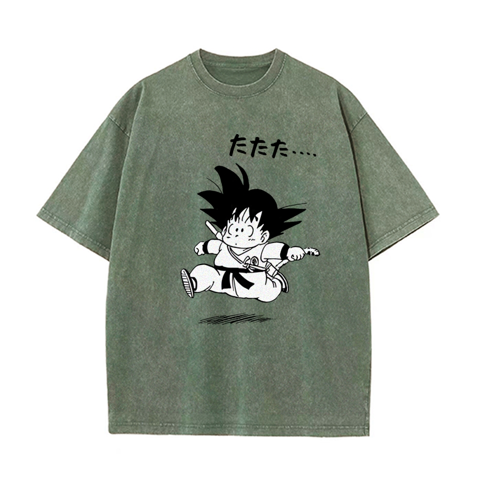 Q EDITION  GOKU Vintage T-Shirt | DRAGON BALL SUPER