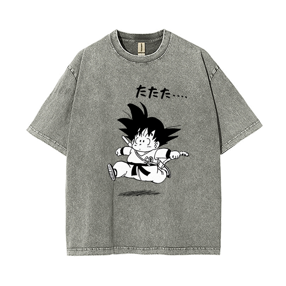 Q EDITION  GOKU Vintage T-Shirt | DRAGON BALL SUPER
