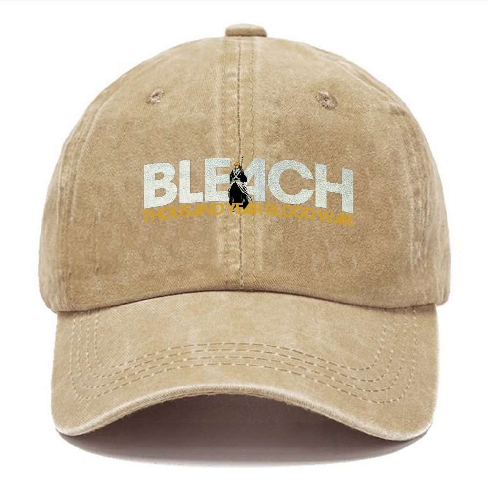 Unisex Vintage Fashion Casual Washed Hat 03 | Bleach