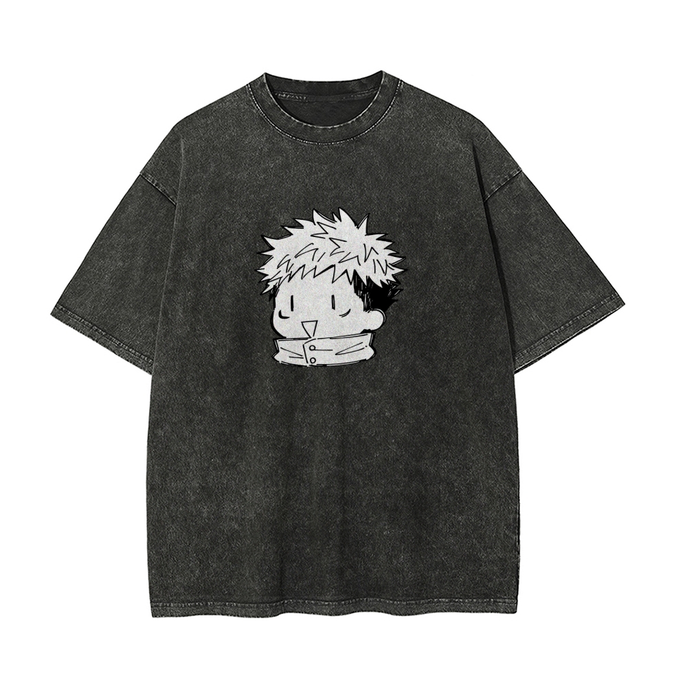 Q version Yuji Itadori Vintage T-Shirt | Jujutsu Kaisen