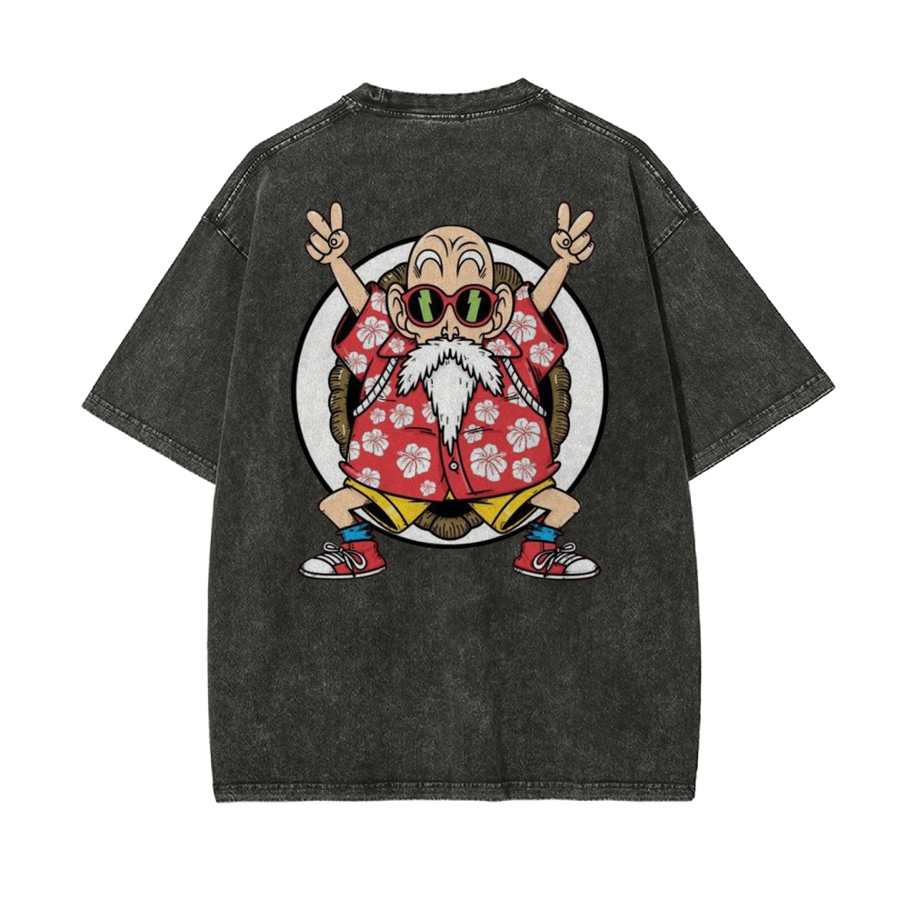 MASTER ROSHI Vintage Oversized T-Shirt | DRAGON BALL SUPER