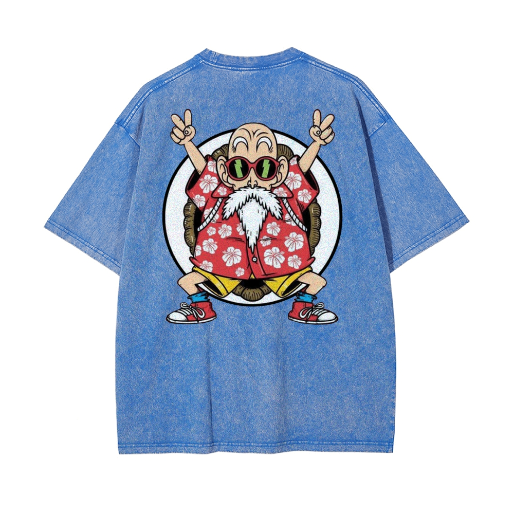 MASTER ROSHI Vintage Oversized T-Shirt | DRAGON BALL SUPER