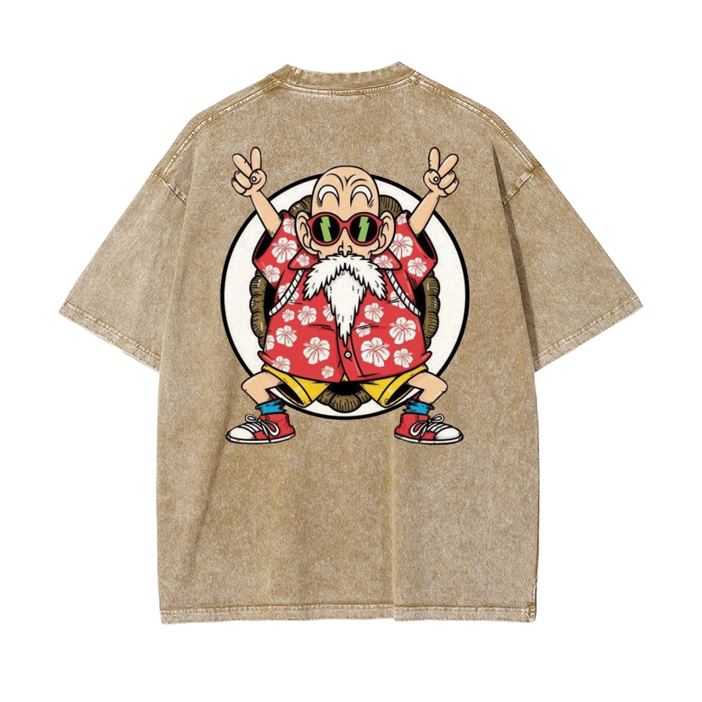 MASTER ROSHI Vintage Oversized T-Shirt | DRAGON BALL SUPER