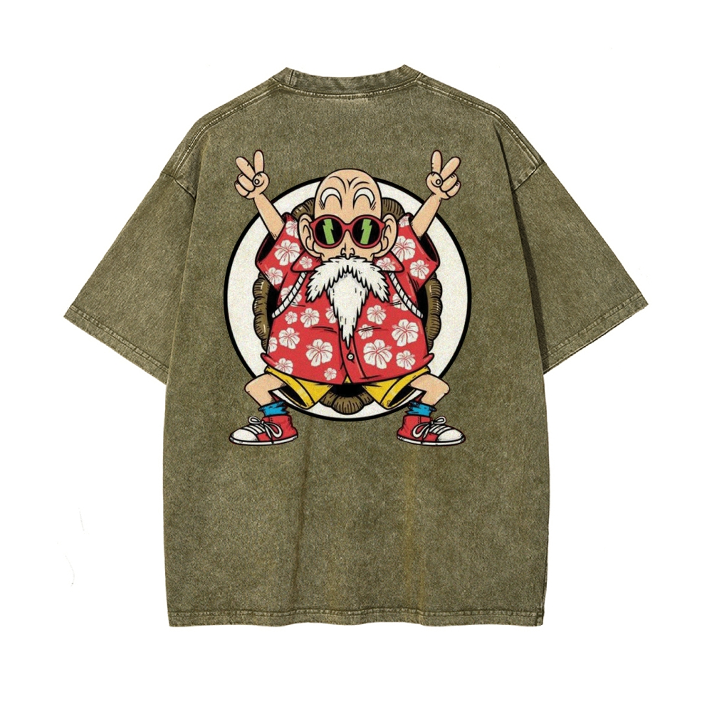 MASTER ROSHI Vintage Oversized T-Shirt | DRAGON BALL SUPER