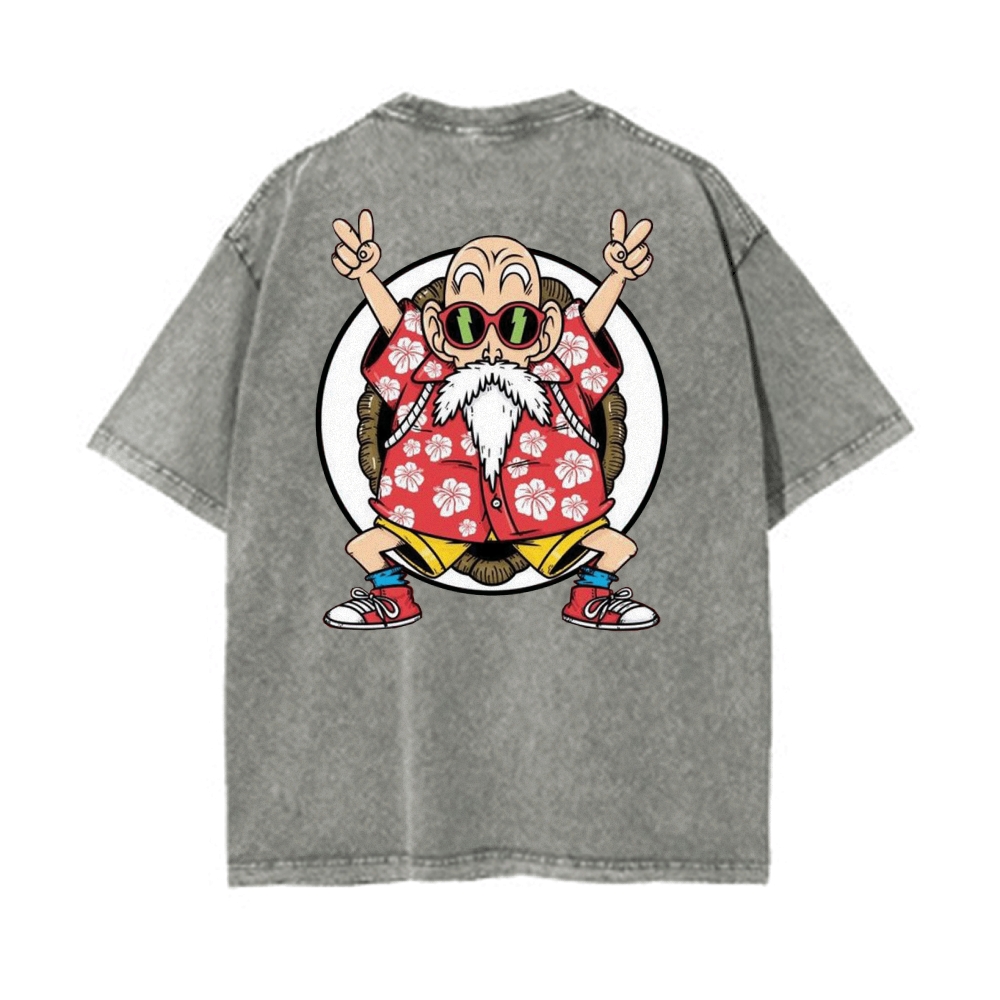 MASTER ROSHI Vintage Oversized T-Shirt | DRAGON BALL SUPER