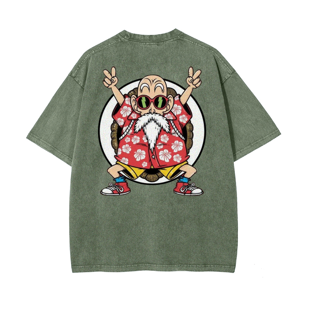 MASTER ROSHI Vintage Oversized T-Shirt | DRAGON BALL SUPER
