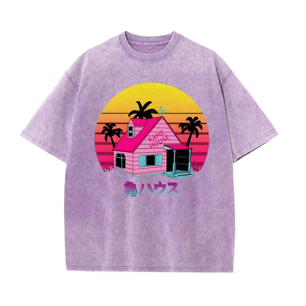 Master Roshi House Vintage T-Shirt | Dragon Ball Super